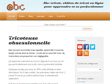 Tablet Screenshot of abc-tricot.fr